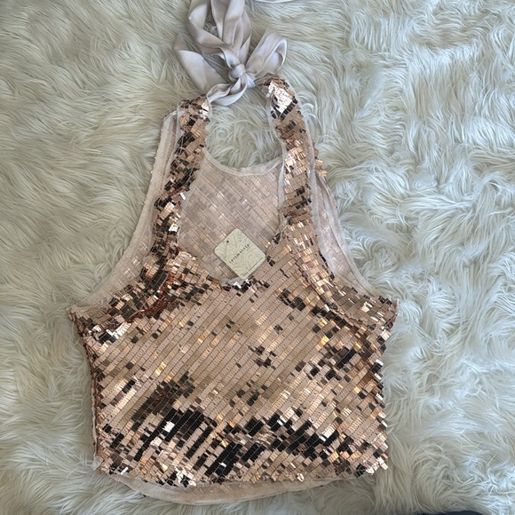 Intimately free people sequin halter - Picture 2 of 3